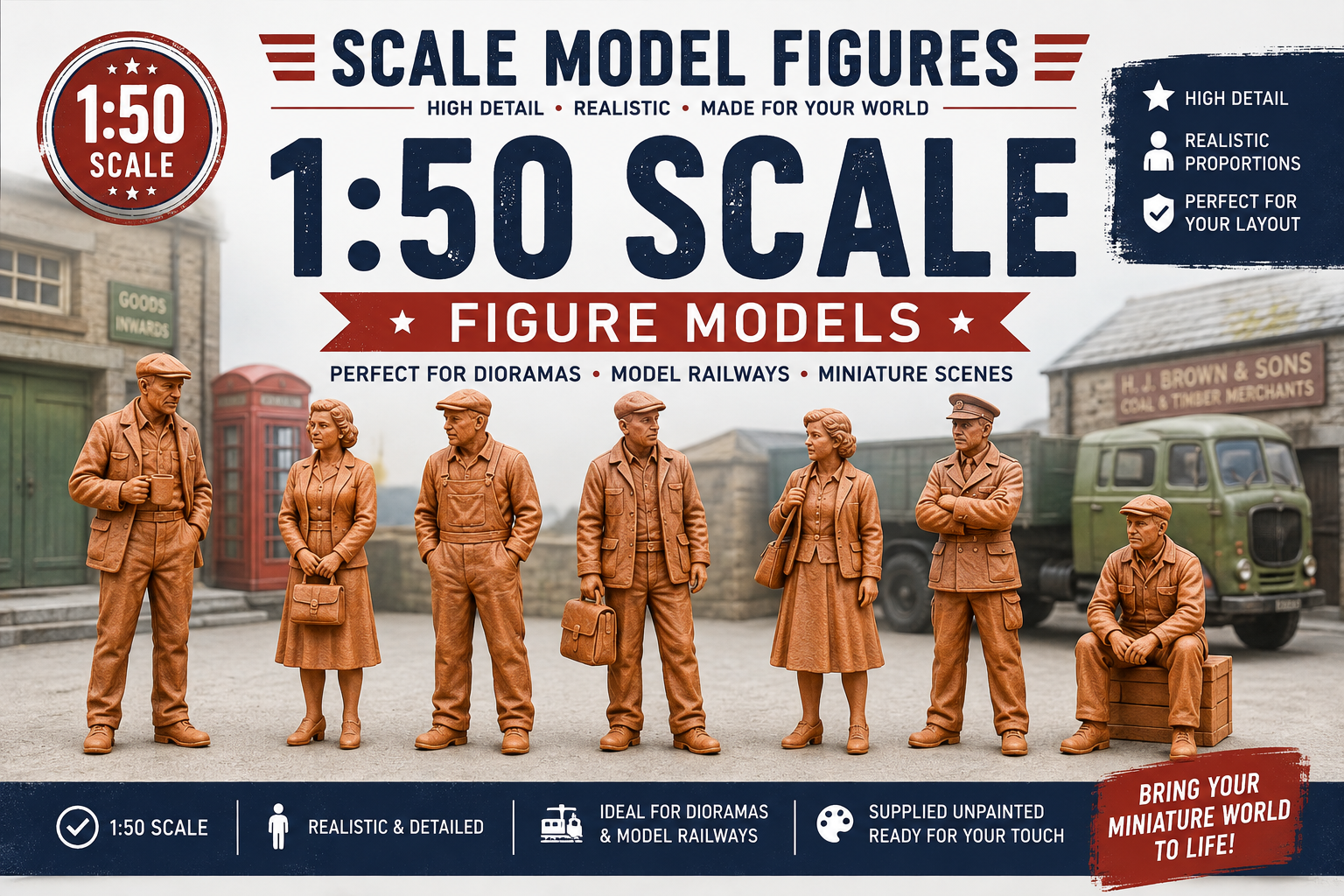 Figures - 1:50 Scale