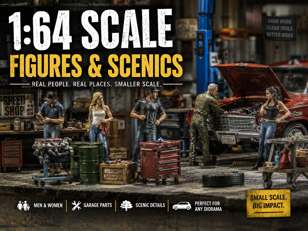 1:64 Scale figures & Scenics