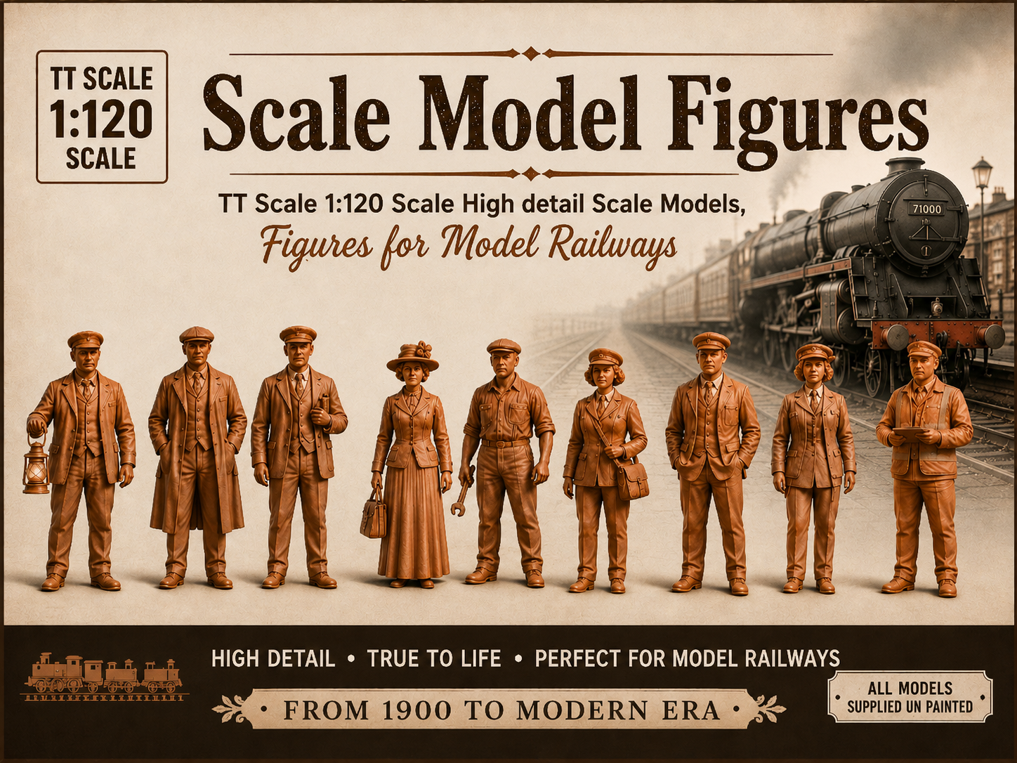Figures - TT/1:120 Scale