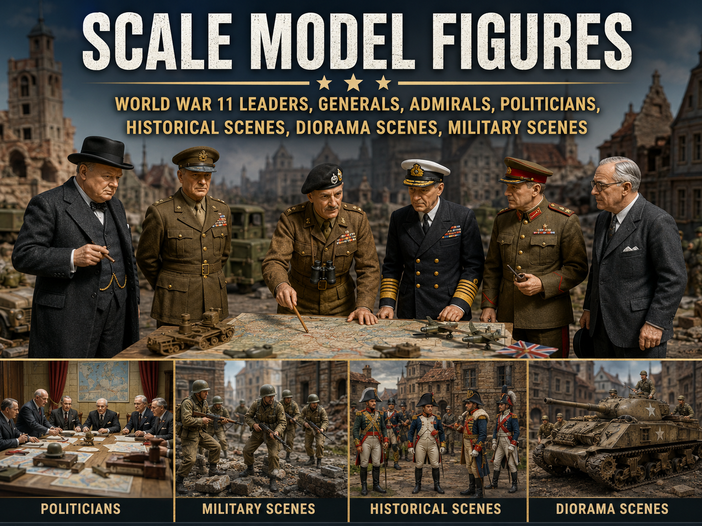 World War II Leaders - Generals - Officers
