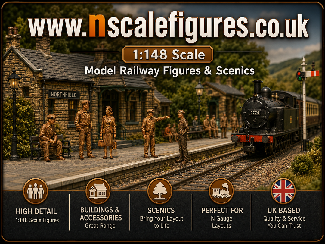 N Scale Figures 1:148 Scale