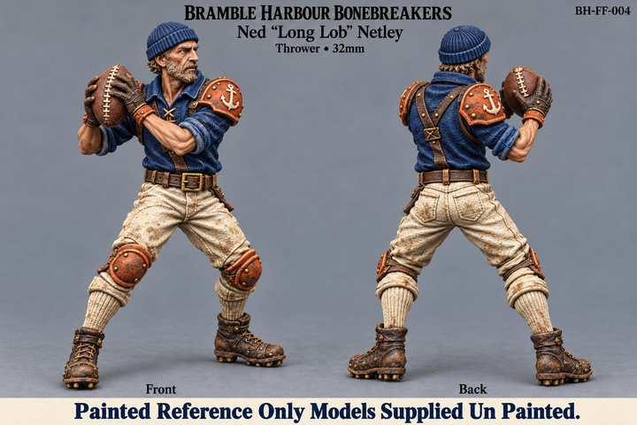 BH-FF-004 Ned “Long Lob” Netley Thrower | Blood Bowl|32mm