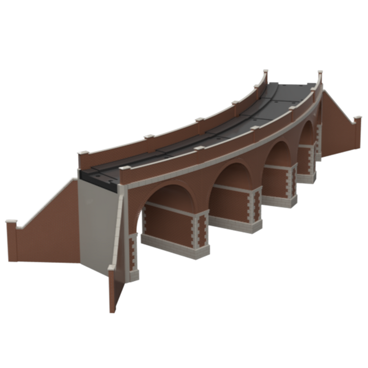 FM911 – Single Track Brick Viaduct Curved
