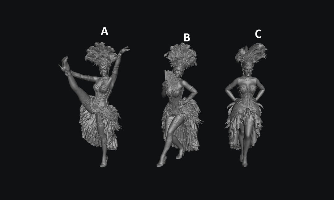 Painted-2205 Burlesque Girls 3
