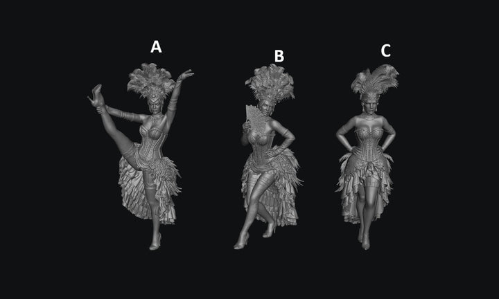 Painted-2205 Burlesque Girls 3