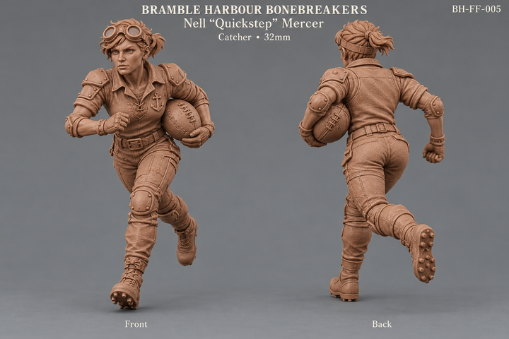BH-FF-005 — Nell “Quickstep” Mercer | Blood Bowl|32mm