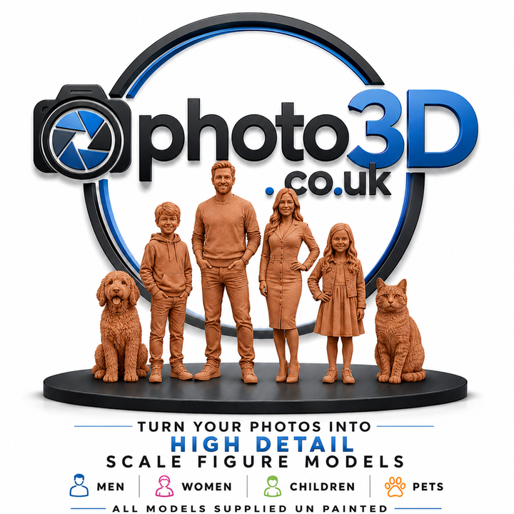 P3D001W Photo to 3D Figure - Create Your Own 3D Model