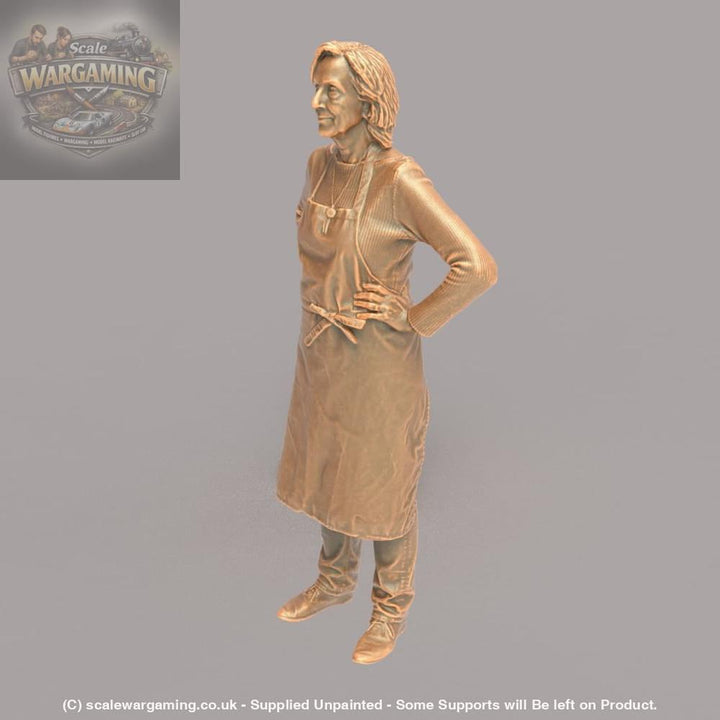MM108 Older Female Shop keeper Figure