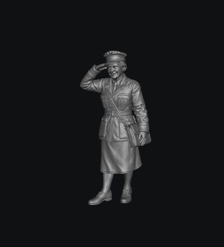 SMF1154 WW2 RAF WAAF Saluting B