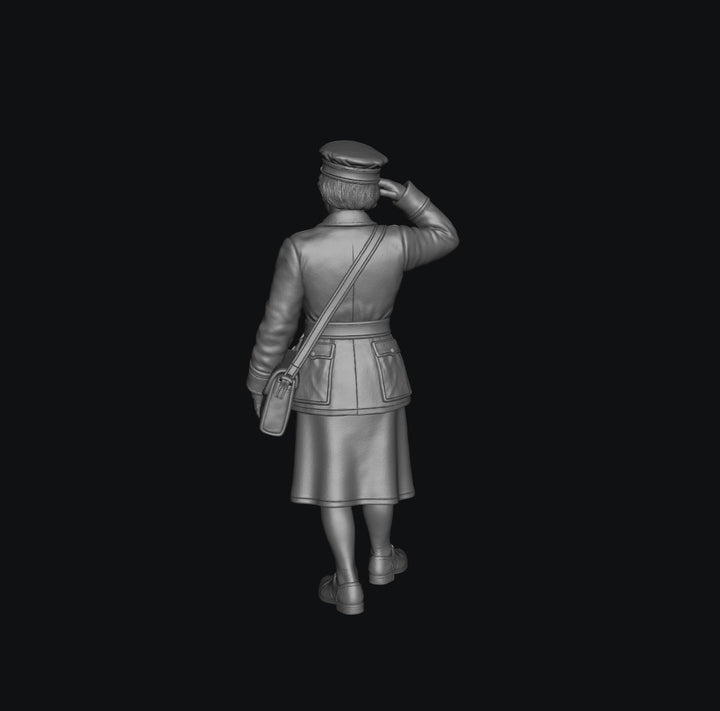 SMF1154 WW2 RAF WAAF Saluting B