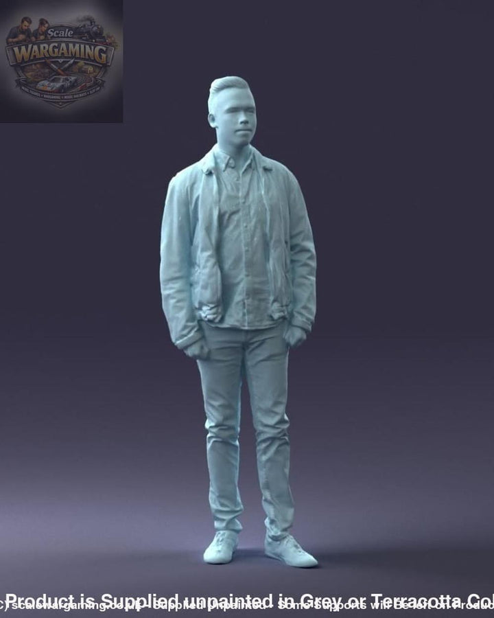 Trendy Teenager Wearing A Jacket Figure