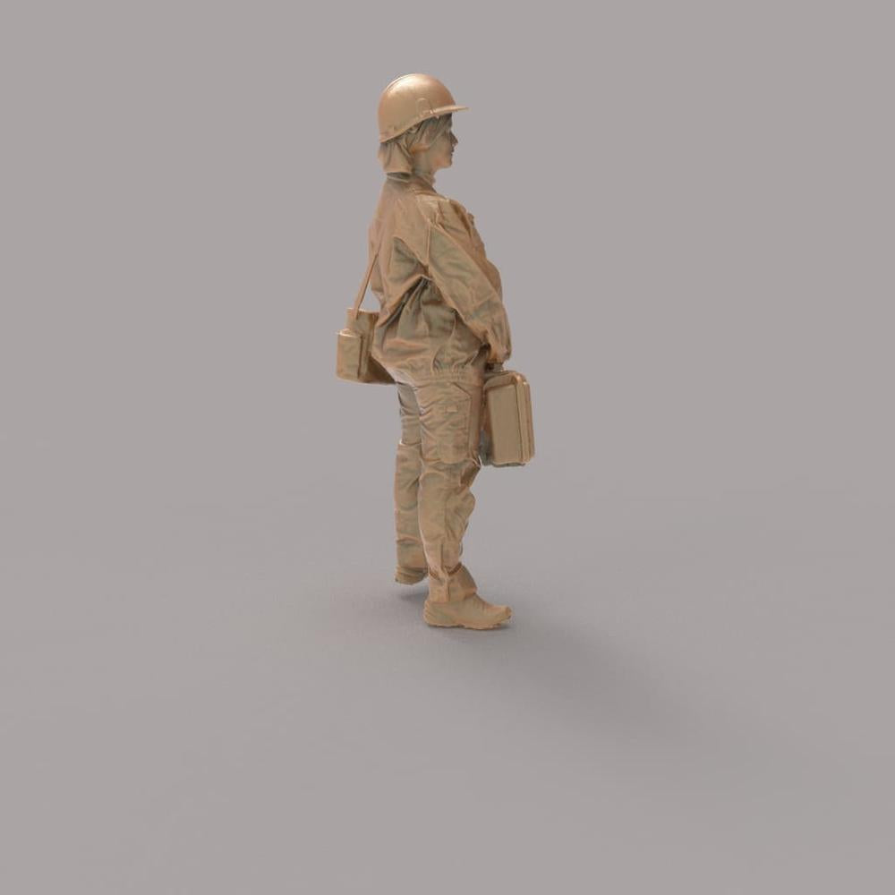 MM1398 Female Builder and Case Figure