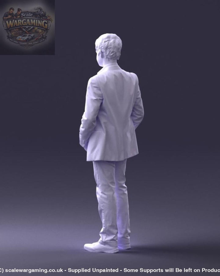Young Boy In Suite Figure