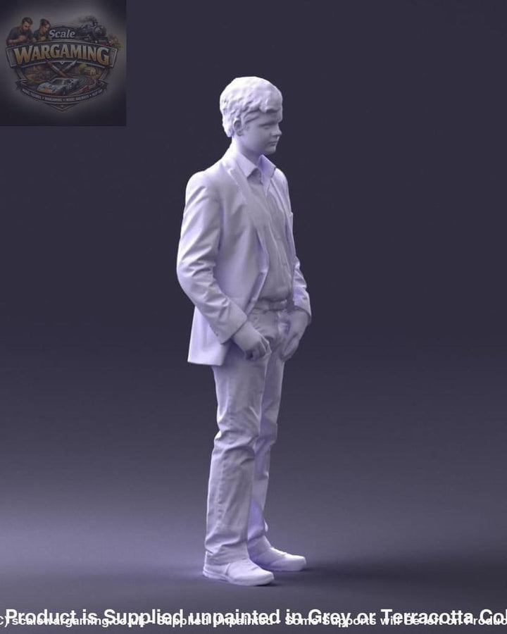Young Boy In Suite Figure
