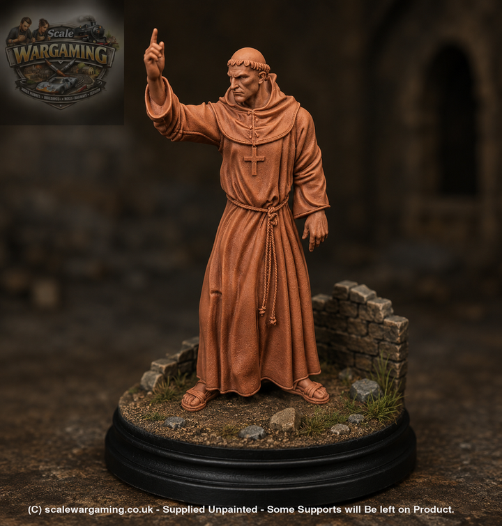 SW2178 Angry Monk Giving Sermon