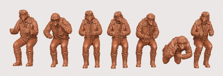 SW2209 WWII RAF Bomber Aircrew Figures