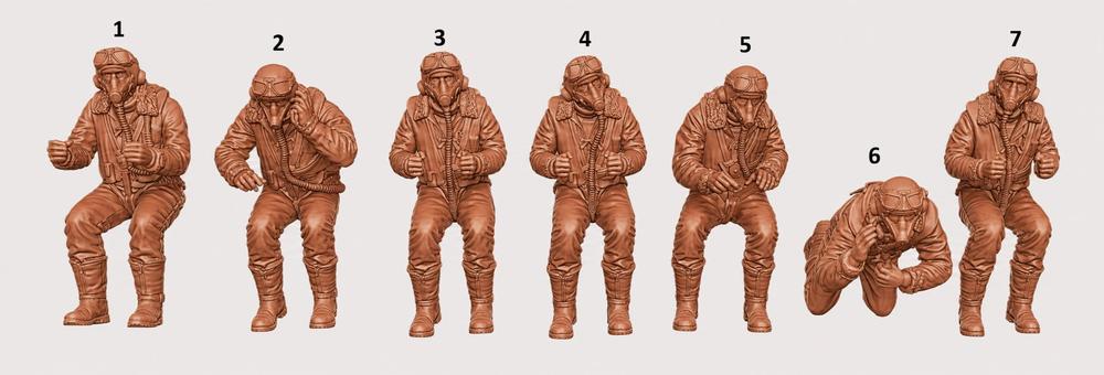 SW2209 WWII RAF Bomber Aircrew Figures