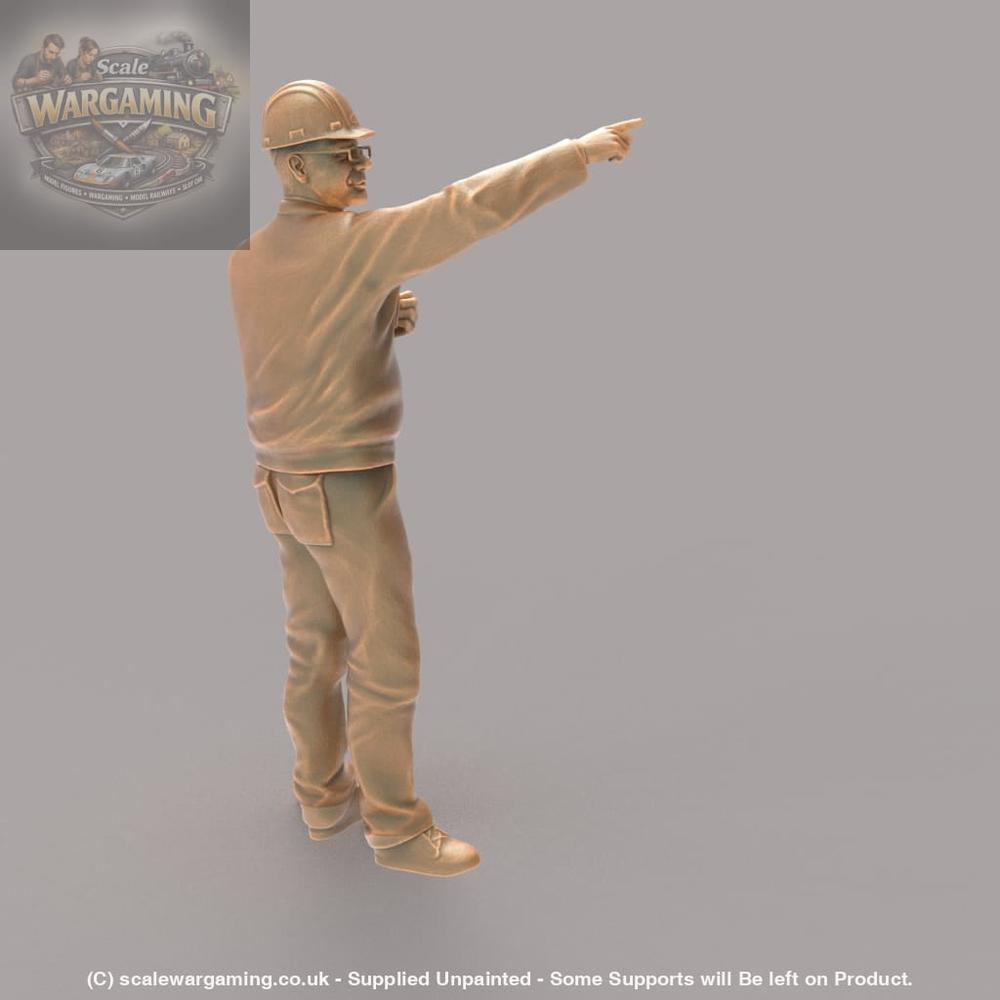 MM289 Site Foreman/Builder Pointing Figure