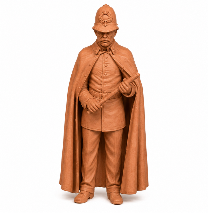 SMF3044 Victorian-Edwardian Police Standing Guard