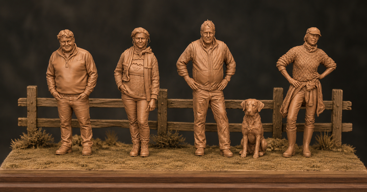 Painted-3124 TV Farm Stars