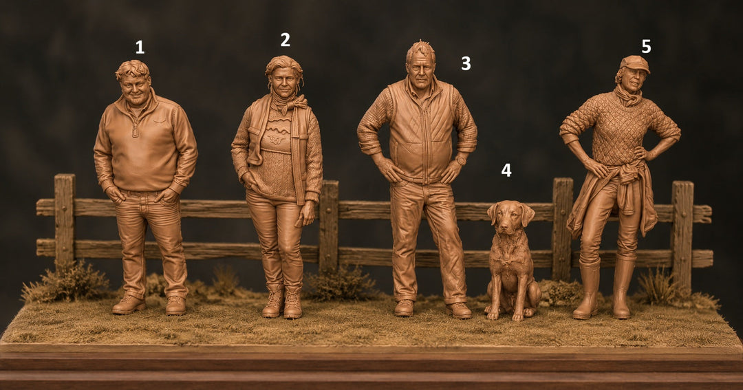 Painted-3124 TV Farm Stars