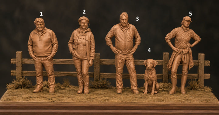 Painted-3124 TV Farm Stars