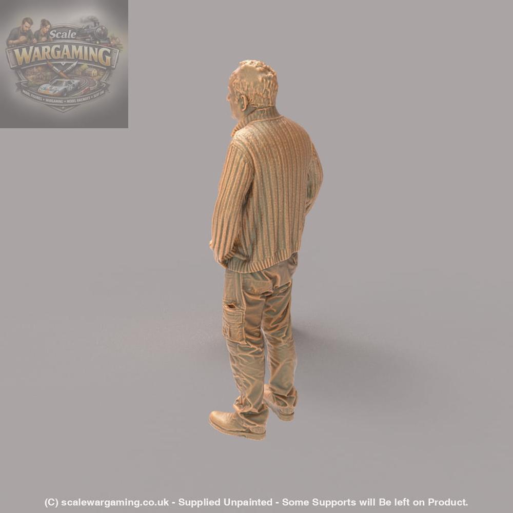 132s-0044 Grumpy Old Farmer Figure
