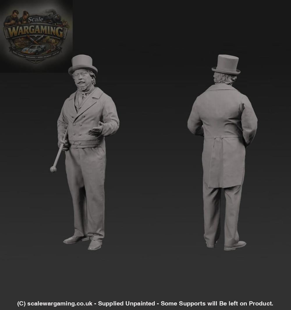 132s-0107 Victorian Male Figure