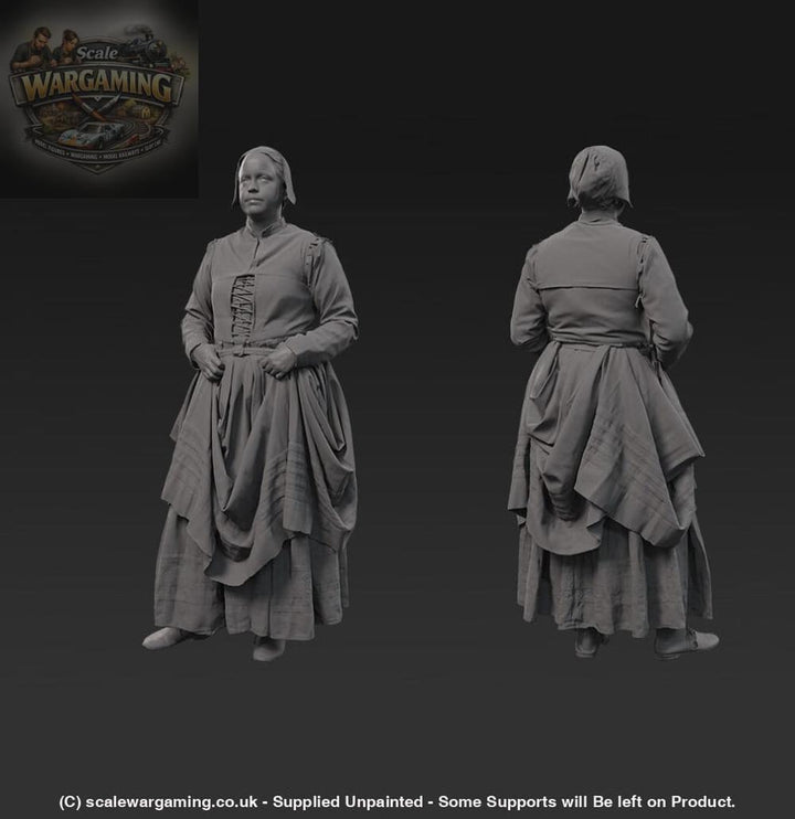 132s-0116 Medieval female Figure