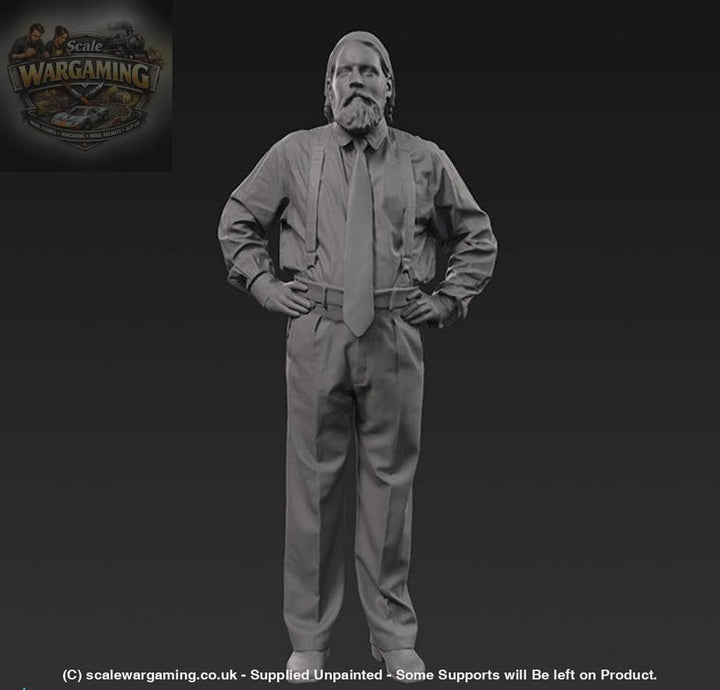 132s-0121 1900’s Smart Male Figure