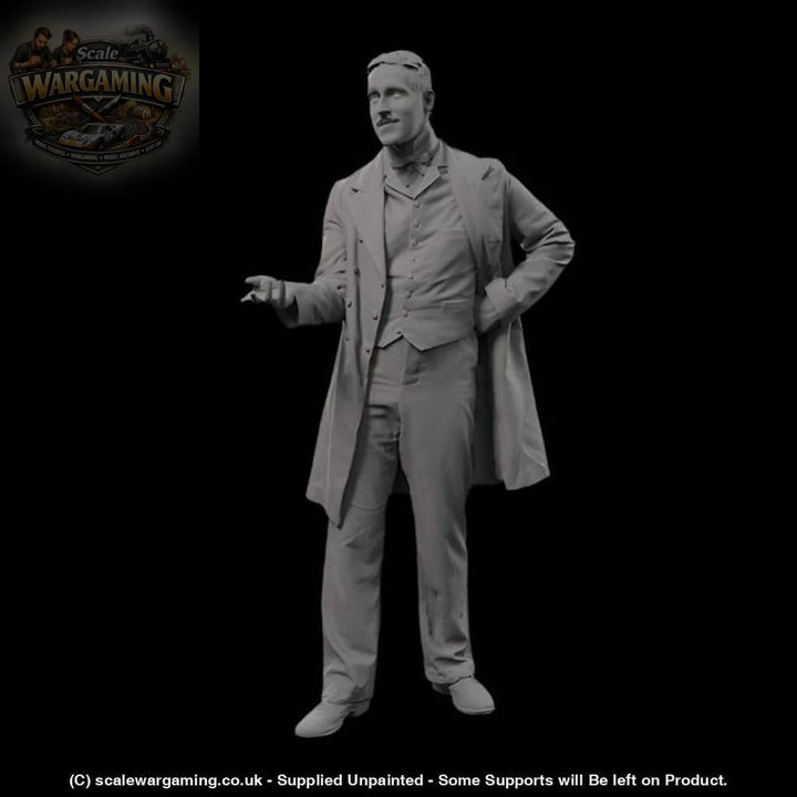 132s-0122 Elegant 1900’s Male Figure