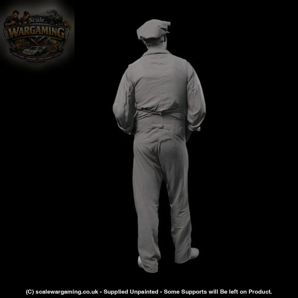132s-0124 1900’s Farm worker Figure