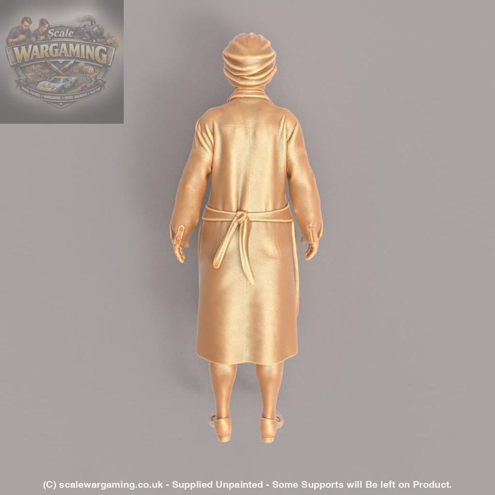 MM554 1940’s Style Housewife in Apron Figure