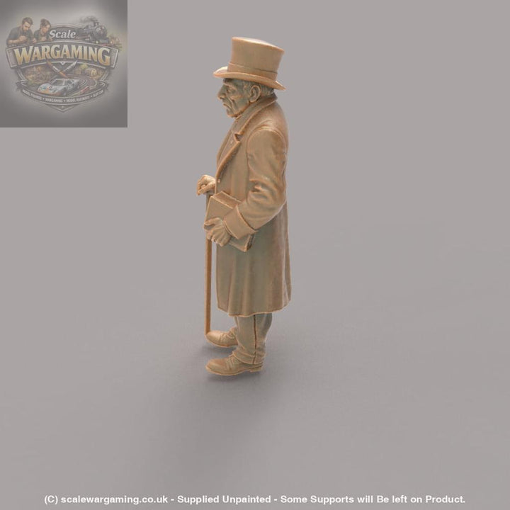 SW6006 Christmas Scenes - Scrooge in top hat - Figure