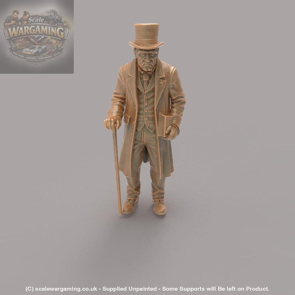 SW6006 Christmas Scenes - Scrooge in top hat - Figure