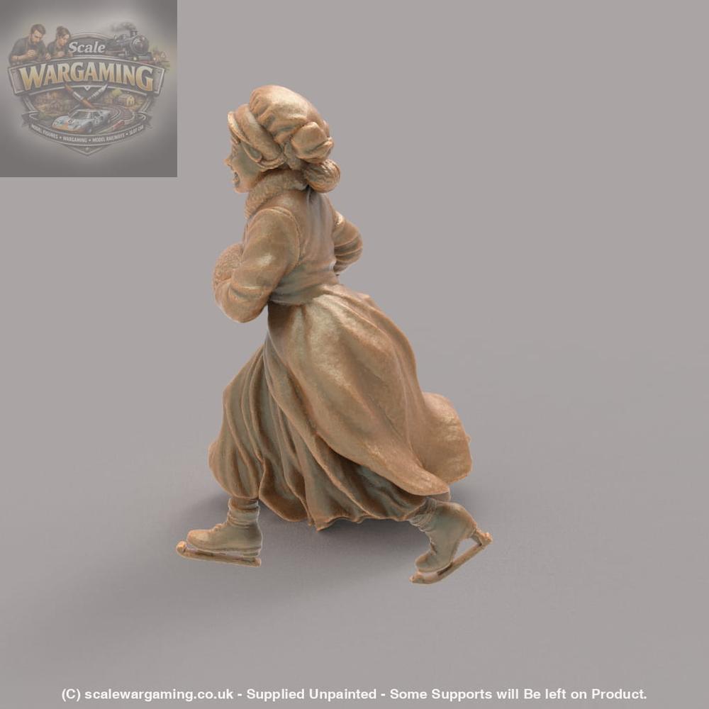 SW6019 Christmas Scenes - Skater B - Figure