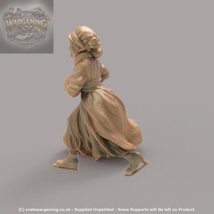 SW6019 Christmas Scenes - Skater B - Figure