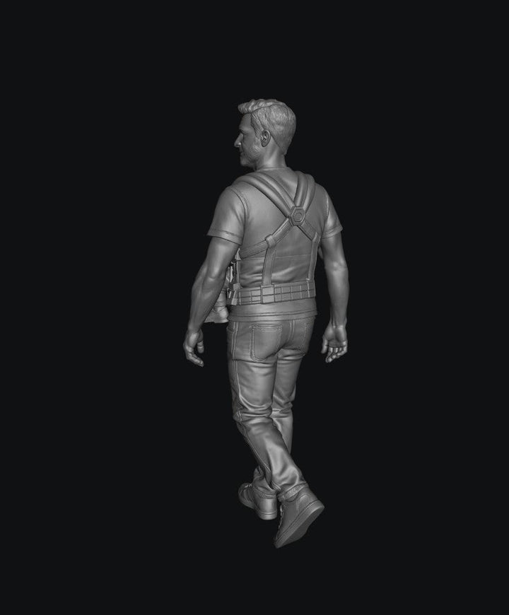 SMF8300 Dad Carrying Baby in Harness