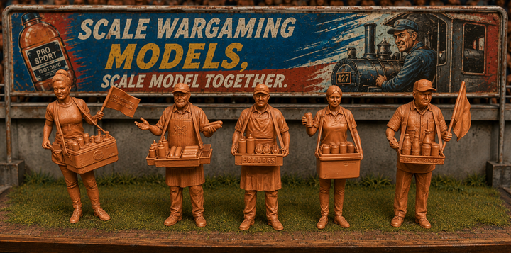 SW9301 Sports/Race Track Meeting Merchandise sellers