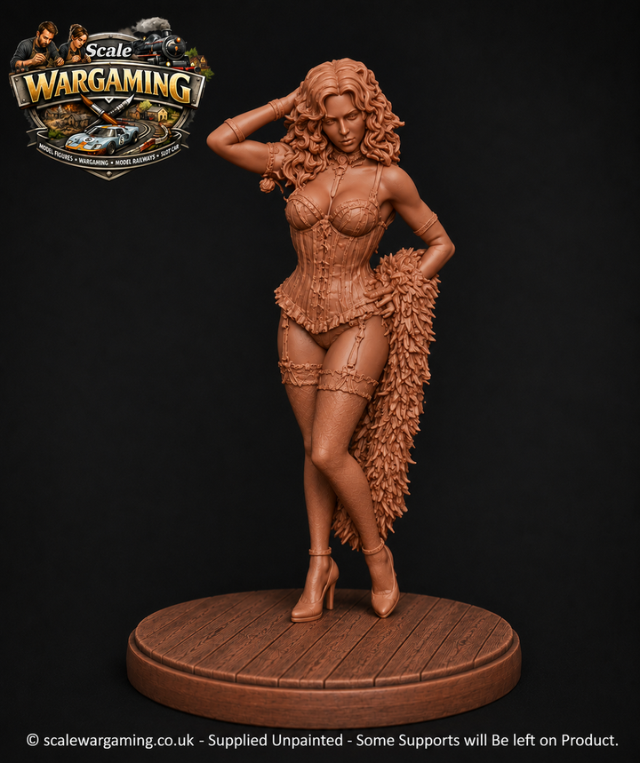 Painted-9306 Burlesque Girl Cherry