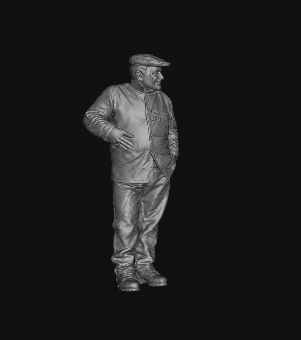 SMF8332 Fred Dibnah MBE English Steeplejack
