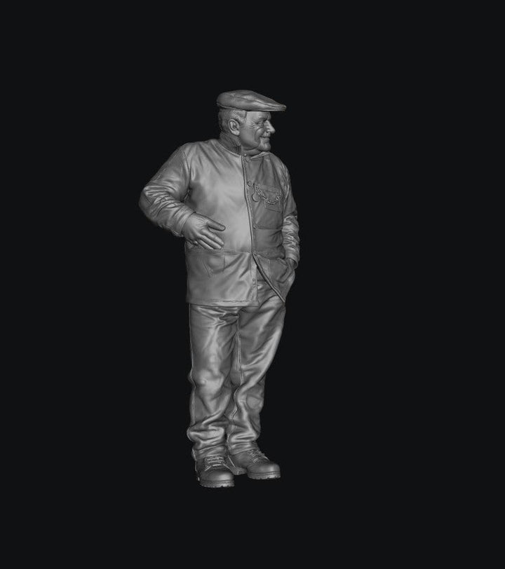 SMF8332 Fred Dibnah MBE English Steeplejack