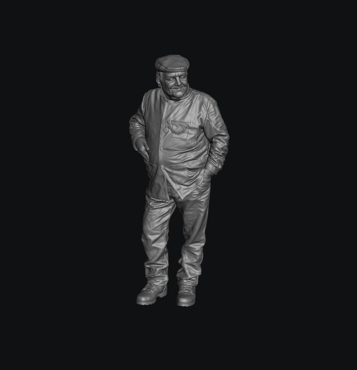 SMF8332 Fred Dibnah MBE English Steeplejack