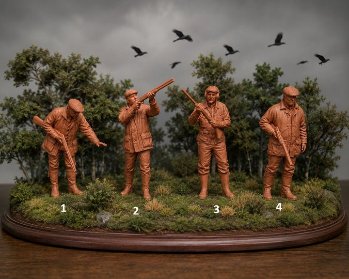Painted-9332 Farmers with Shotguns