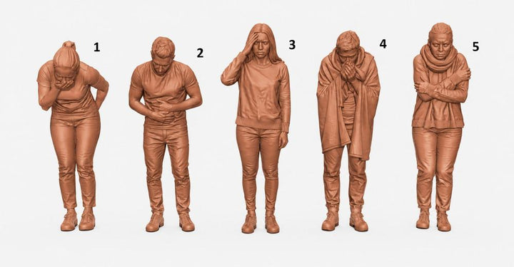 SMF9371 N Scale 1:148 Sick Patients
