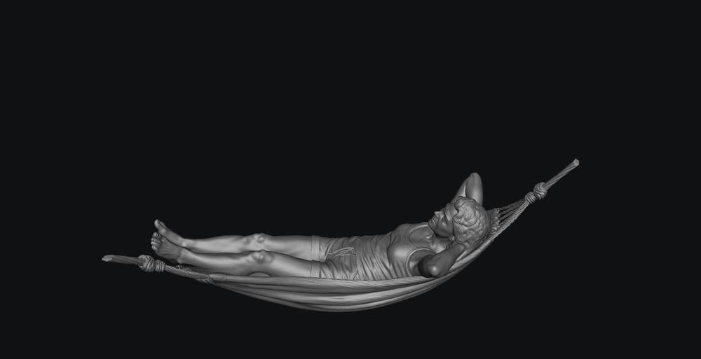 SMF9570 Female Relaxing in a Hammock