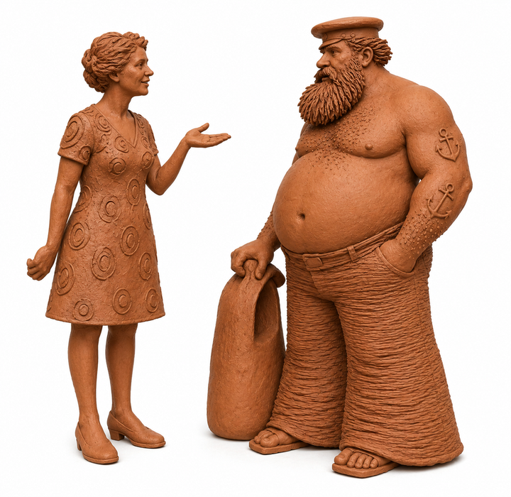 SW9509 Old Salty Sailor and Wife