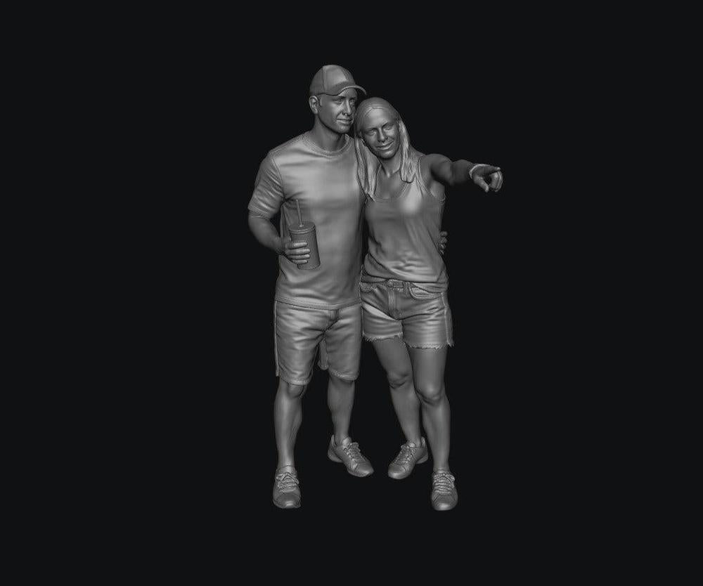WOSC001 - Race Day Spectator - The Couple – Shared Moment