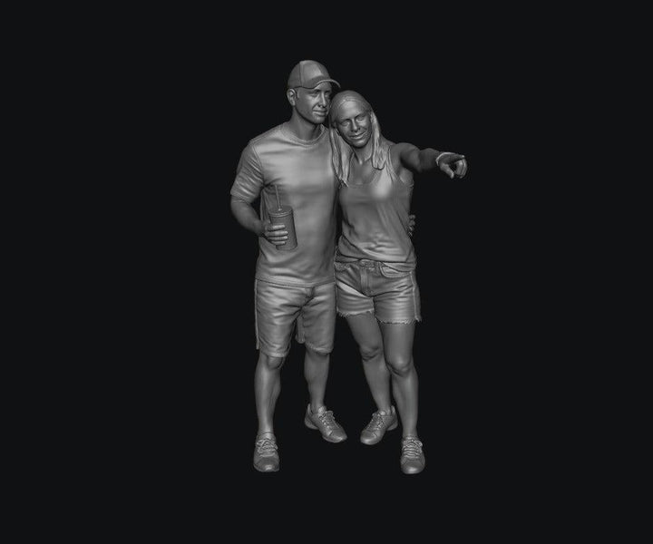 WOSC001 - Race Day Spectator - The Couple – Shared Moment