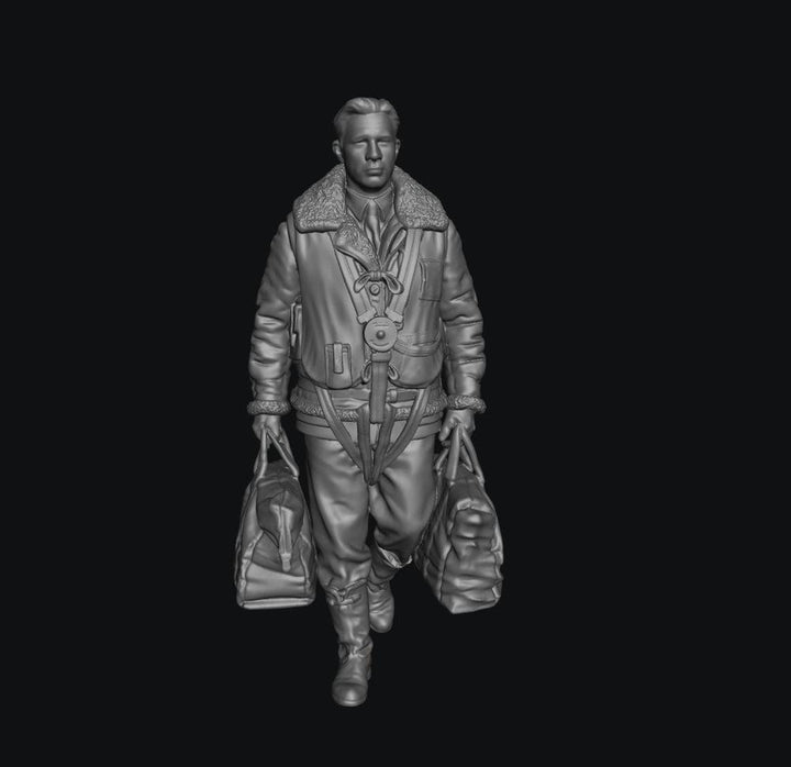 SW9270 WW2 RAF Bomber Aircrew 1 Walking
